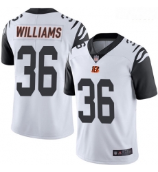 Bengals 36 Shawn Williams White Men Stitched Football Limited Rush Jersey Bengals 36 Shawn Williams White Men Stitched Football Limited Rush Jersey