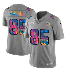 Cincinnati Bengals 85 Tee Higgins Men Nike Multi Color 2020 NFL Crucial Catch NFL Jersey Greyheather Cincinnati Bengals 85 Tee Higgins Men Nike Multi Color 2020 NFL Crucial Catch NFL Jersey Greyheather