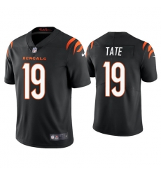 Men Cincinnati Bengals 19 Auden Tate 2021 Black Vapor Untouchable Limited Stitched Jersey Men Cincinnati Bengals 19 Auden Tate 2021 Black Vapor Untouchable Limited Stitched Jersey