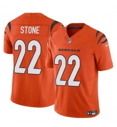 Men Cincinnati Bengals 22 Geno Stone Orange 2023 F U S E Vapor Untouchable Limited Stitched Jersey Men Cincinnati Bengals 22 Geno Stone Orange 2023 F U S E Vapor Untouchable Limited Stitched Jersey