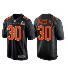 Men Cincinnati Bengals 30 Jessie Bates III 2022 Black Super Bowl LVI Game Stitched Jersey Men Cincinnati Bengals 30 Jessie Bates III 2022 Black Super Bowl LVI Game Stitched Jersey