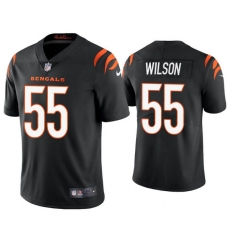 Men Cincinnati Bengals 55 Logan Wilson 2021 Black Vapor Untouchable Limited Stitched Jersey Men Cincinnati Bengals 55 Logan Wilson 2021 Black Vapor Untouchable Limited Stitched Jersey