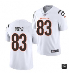 Men Cincinnati Bengals #83 Tyler Boyd 2021 White Vapor Untouchable Limited Stitched NFL Jersey Men Cincinnati Bengals #83 Tyler Boyd 2021 White Vapor Untouchable Limited Stitched NFL Jersey