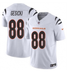 Men Cincinnati Bengals 88 Mike Gesicki White 2024 F U S E Vapor Untouchable Limited Stitched Jersey Men Cincinnati Bengals 88 Mike Gesicki White 2024 F U S E Vapor Untouchable Limited Stitched Jersey