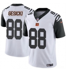 Men Cincinnati Bengals 88 Mike Gesicki White Vapor Untouchable Limited Stitched Jersey Men Cincinnati Bengals 88 Mike Gesicki White Vapor Untouchable Limited Stitched Jersey