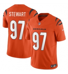 Men Cincinnati Bengals 97 Shemar Stewart Orange 2025 Draft F U S E Vapor Untouchable Limited Stitched Football Jersey Men Cincinnati Bengals 97 Shemar Stewart Orange 2025 Draft F U S E Vapor Untouchable Limited Stitched Football Jersey