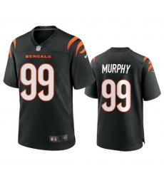 Men Cincinnati Bengals 99 Myles Murphy Black Stitched Game Jersey Men Cincinnati Bengals 99 Myles Murphy Black Stitched Game Jersey