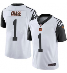 Men Nike Cincinnati Bengals 1 Ja Marr Chase Rush Limited Stitched Jersey Men Nike Cincinnati Bengals 1 Ja Marr Chase Rush Limited Stitched Jersey