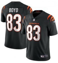 Men Nike Cincinnati Bengals 83 Tyler Boyd Black Vapor Limited Jersey Men Nike Cincinnati Bengals 83 Tyler Boyd Black Vapor Limited Jersey