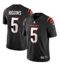 Men's Cincinnati Bengals #5 Tee Higgins Black Vapor Untouchable Limited Stitched Jersey Men's Cincinnati Bengals #5 Tee Higgins Black Vapor Untouchable Limited Stitched Jersey