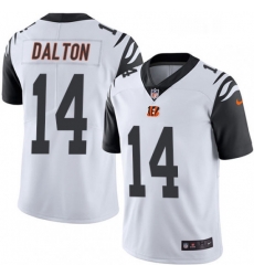 Mens Nike Cincinnati Bengals 14 Andy Dalton Limited White Rush Vapor Untouchable NFL Jersey Mens Nike Cincinnati Bengals 14 Andy Dalton Limited White Rush Vapor Untouchable NFL Jersey
