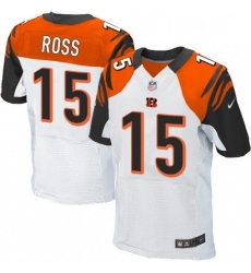 Mens Nike Cincinnati Bengals 15 John Ross Elite White NFL Jersey Mens Nike Cincinnati Bengals 15 John Ross Elite White NFL Jersey