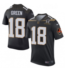 Mens Nike Cincinnati Bengals 18 AJ Green Elite Black Team Irvin 2016 Pro Bowl NFL Jersey Mens Nike Cincinnati Bengals 18 AJ Green Elite Black Team Irvin 2016 Pro Bowl NFL Jersey