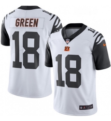 Mens Nike Cincinnati Bengals 18 AJ Green Limited White Rush Vapor Untouchable NFL Jersey Mens Nike Cincinnati Bengals 18 AJ Green Limited White Rush Vapor Untouchable NFL Jersey