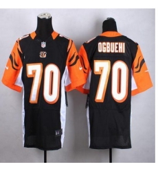 New Cincinnati Bengals #70 Cedric Ogbuehi Black Team Color Men Stitched NFL Elite jersey New Cincinnati Bengals #70 Cedric Ogbuehi Black Team Color Men Stitched NFL Elite jersey