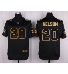 Nike Bengals #20 Reggie Nelson Black Mens Stitched NFL Elite Pro Line Gold Collection Jersey Nike Bengals #20 Reggie Nelson Black Mens Stitched NFL Elite Pro Line Gold Collection Jersey