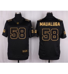 Nike Bengals #58 Rey Maualuga Black Mens Stitched NFL Elite Pro Line Gold Collection Jersey Nike Bengals #58 Rey Maualuga Black Mens Stitched NFL Elite Pro Line Gold Collection Jersey