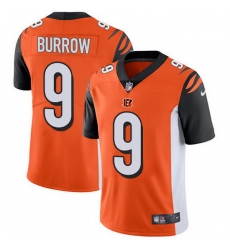 Nike Bengals 9 Joe Burrow Orange Alternate Men Stitched NFL Vapor Untouchable Limited Jersey Nike Bengals 9 Joe Burrow Orange Alternate Men Stitched NFL Vapor Untouchable Limited Jersey
