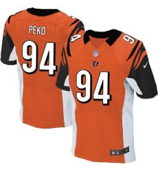 Nike Bengals #94 Domata Peko Orange Alternate Mens Stitched NFL Elite Jersey Nike Bengals #94 Domata Peko Orange Alternate Mens Stitched NFL Elite Jersey