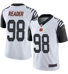 Nike Bengals 98 D J Reader White Men Stitched NFL Limited Rush Jersey Nike Bengals 98 D J Reader White Men Stitched NFL Limited Rush Jersey