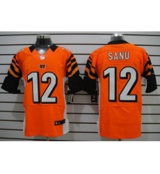 Nike Cincinnati Bengals 12 Mohamed Sanu Orange Elite NFL Jersey Nike Cincinnati Bengals 12 Mohamed Sanu Orange Elite NFL Jersey