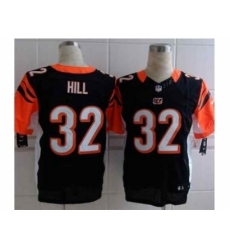 Nike Cincinnati Bengals 32 Jeremy Hill black Elite NFL Jersey Nike Cincinnati Bengals 32 Jeremy Hill black Elite NFL Jersey