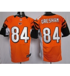 Nike Cincinnati Bengals 84 Jermaine Gresham Orange Elite NFL Jersey Nike Cincinnati Bengals 84 Jermaine Gresham Orange Elite NFL Jersey