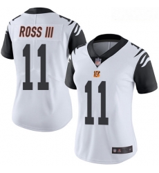 Bengals #11 John Ross III White Women Stitched Football Limited Rush Jersey Bengals #11 John Ross III White Women Stitched Football Limited Rush Jersey