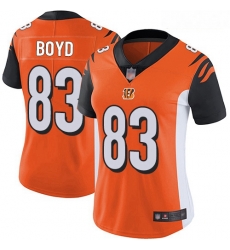 Bengals #83 Tyler Boyd Orange Alternate Women Stitched Football Vapor Untouchable Limited Jersey Bengals #83 Tyler Boyd Orange Alternate Women Stitched Football Vapor Untouchable Limited Jersey