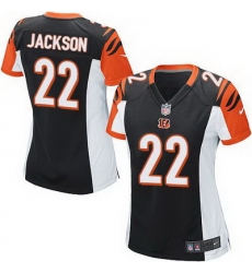Nike Bengals #22 William Jackson Black Team Color Womens Stitched NFL Elite Jersey Nike Bengals #22 William Jackson Black Team Color Womens Stitched NFL Elite Jersey