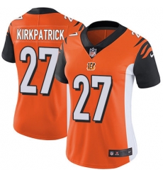 Nike Bengals #27 Dre Kirkpatrick Orange Alternate Womens Stitched NFL Vapor Untouchable Limited Jersey Nike Bengals #27 Dre Kirkpatrick Orange Alternate Womens Stitched NFL Vapor Untouchable Limited Jersey