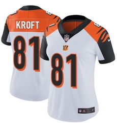 Nike Bengals #81 Tyler Kroft White Womens Stitched NFL Vapor Untouchable Limited Jersey Nike Bengals #81 Tyler Kroft White Womens Stitched NFL Vapor Untouchable Limited Jersey