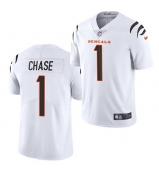 Youth Cincinnati Bengals 1 Ja 27Marr Chase White Vapor Untouchable Limited Stitched Jersey Youth Cincinnati Bengals 1 Ja 27Marr Chase White Vapor Untouchable Limited Stitched Jersey