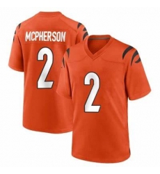 Youth Cincinnati Bengals #2 Evan McPherson 2021 Orange Vapor Limited Stitched NFL Jersey Youth Cincinnati Bengals #2 Evan McPherson 2021 Orange Vapor Limited Stitched NFL Jersey