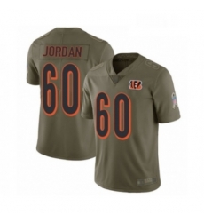 Youth Cincinnati Bengals 60 Michael Jordan Limited Olive 2017 Salute to Service Football Jersey Youth Cincinnati Bengals 60 Michael Jordan Limited Olive 2017 Salute to Service Football Jersey