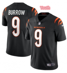 Youth Cincinnati Bengals 9 Joe Burrow Jersey Youth Cincinnati Bengals 9 Joe Burrow Jersey