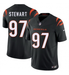 Youth Cincinnati Bengals 97 Shemar Stewart Black 2025 Draft F U S E Vapor Untouchable Limited Stitched Football Jersey Youth Cincinnati Bengals 97 Shemar Stewart Black 2025 Draft F U S E Vapor Untouchable Limited Stitched Football Jersey