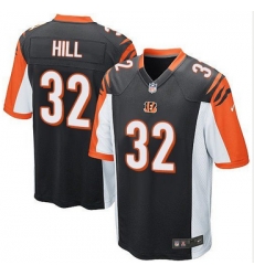 Youth Nike Bengals #32 Jeremy Hill Black Team Color Stitched NFL Elite Jersey Youth Nike Bengals #32 Jeremy Hill Black Team Color Stitched NFL Elite Jersey