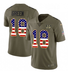 Youth Nike Cincinnati Bengals 18 AJ Green Limited OliveUSA Flag 2017 Salute to Service NFL Jersey Youth Nike Cincinnati Bengals 18 AJ Green Limited OliveUSA Flag 2017 Salute to Service NFL Jersey