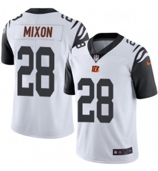 Youth Nike Cincinnati Bengals 28 Joe Mixon Limited White Rush Vapor Untouchable NFL Jersey Youth Nike Cincinnati Bengals 28 Joe Mixon Limited White Rush Vapor Untouchable NFL Jersey