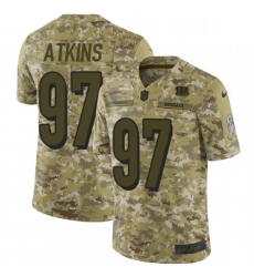 Youth Nike Cincinnati Bengals 97 Geno Atkins Limited Camo 2018 Salute to Service NFL Jersey Youth Nike Cincinnati Bengals 97 Geno Atkins Limited Camo 2018 Salute to Service NFL Jersey