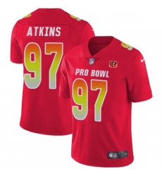 Youth Nike Cincinnati Bengals 97 Geno Atkins Limited Red 2018 Pro Bowl NFL Jersey Youth Nike Cincinnati Bengals 97 Geno Atkins Limited Red 2018 Pro Bowl NFL Jersey