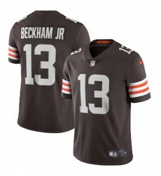 Cleveland Browns 13 Odell Beckham Jr Men Nike Brown 2020 Vapor Limited Jersey Cleveland Browns 13 Odell Beckham Jr Men Nike Brown 2020 Vapor Limited Jersey