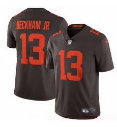 Cleveland Browns 13 Odell Beckham Jr Men Nike Brown Alternate 2020 Vapor Limited Jersey Cleveland Browns 13 Odell Beckham Jr Men Nike Brown Alternate 2020 Vapor Limited Jersey