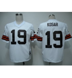 Cleveland Browns 19 Kosar White throwback Jerseys Cleveland Browns 19 Kosar White throwback Jerseys