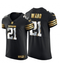 Cleveland Browns 21 Denzel Ward Men Nike Black Edition Vapor Untouchable Elite NFL Jersey Cleveland Browns 21 Denzel Ward Men Nike Black Edition Vapor Untouchable Elite NFL Jersey