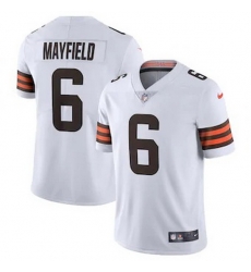 Cleveland Browns 6 Baker Mayfield Men Nike White 2020 Vapor Limited Jersey Cleveland Browns 6 Baker Mayfield Men Nike White 2020 Vapor Limited Jersey
