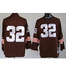 Jim Brown #32 Cleveland Browns Throwback Long Sleeve Jersey Jim Brown #32 Cleveland Browns Throwback Long Sleeve Jersey
