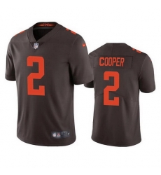 Men Cleveland Browns 2 Amari Cooper Brown Color Rush Vapor Untouchable Limited Stitched jersey Men Cleveland Browns 2 Amari Cooper Brown Color Rush Vapor Untouchable Limited Stitched jersey