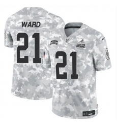 Men Cleveland Browns 21 Denzel Ward 2024 F U S E Arctic Camo Salute To Service Limited Stitched Football Jersey Men Cleveland Browns 21 Denzel Ward 2024 F U S E Arctic Camo Salute To Service Limited Stitched Football Jersey